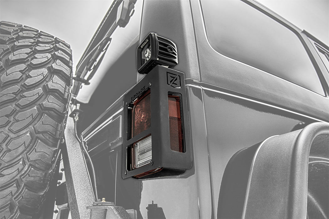 ZROADZ Z384811 Tail Light Protector LED Bracket; Mounts [2] 3 in. LED Pod Lights; - Truck Part Superstore