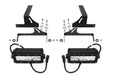 ZROADZ Z385471 Rear Bumper LED Light Bar Bracket; Mounts [2] 6 in. Straight Light Bar; - Truck Part Superstore