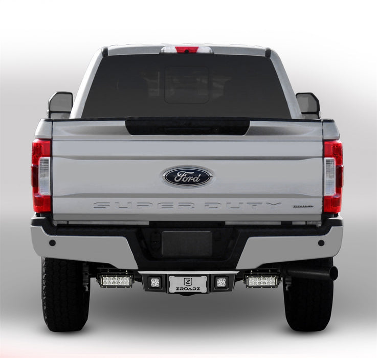 ZROADZ Z385471 Rear Bumper LED Light Bar Bracket; Mounts [2] 6 in. Straight Light Bar; - Truck Part Superstore