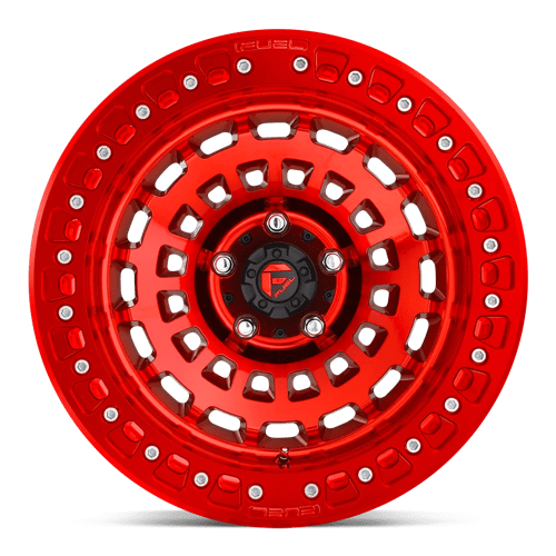 Fuel 1PC D10017905645 D100 17X9 5X150 GL-RED -15MM - Truck Part Superstore