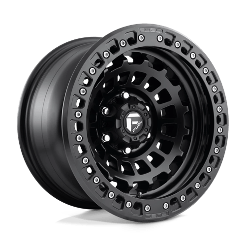 Fuel 1PC D10117907536 D101 17X9 5X5.0 MT-BLK -38MM - Truck Part Superstore