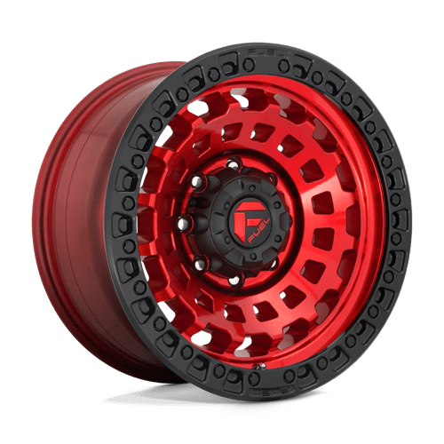 Fuel 1PC D63218907545 D632 18X9 5X5.0 GL-RED-BBR -12MM - Truck Part Superstore