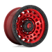 Fuel 1PC D63218908450 D632 18X9 6X5.5 GL-RED-BBR 01MM - Truck Part Superstore