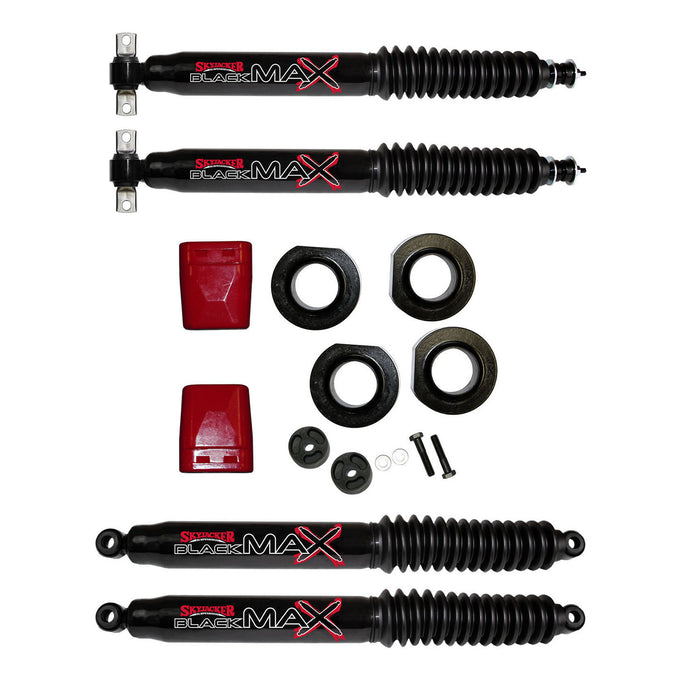 Skyjacker ZJ20-B Grand Cherokee Suspension Lift Kit 93-98 Jeep Grand Cherokee w/Shock Black MAX Shocks 2 Inch Lift Incl. Poly Spacers Skyjacker - Truck Part Superstore