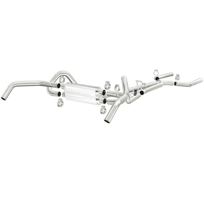 MagnaFlow Exhaust Products 15895 Street Series Stainless Crossmember-Back System - Truck Part Superstore
