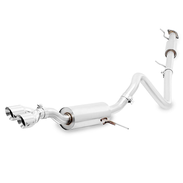 Mishimoto MMEXH-FIST-14RP Ford Fiesta ST Cat-Back Exhaust, 2014-2019 Resonated, Polished Tips - Truck Part Superstore