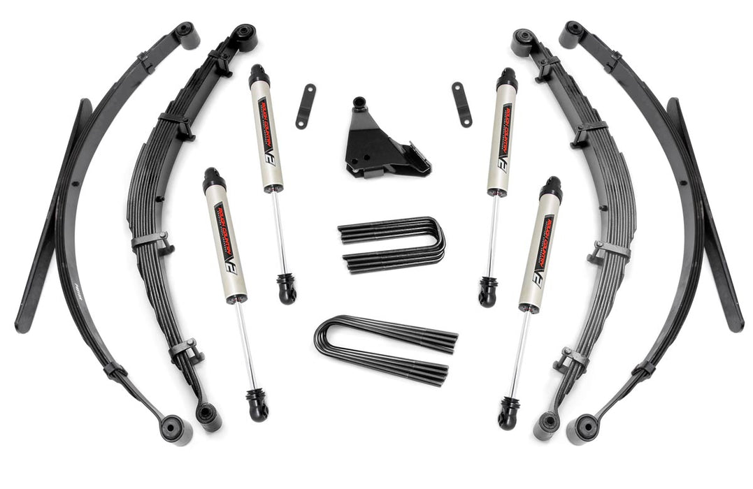 Rough Country 50170 4 Inch Suspension Lift System w/V2 Shocks 99-04 F-250/F-350 Super Duty Rough Country - Truck Part Superstore