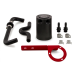 Mishimoto MMBCC-CTR-17PBERD2 Baffled Oil Catch Can, PCV Side, fits Honda Civic Type R 2017-2021 - Truck Part Superstore