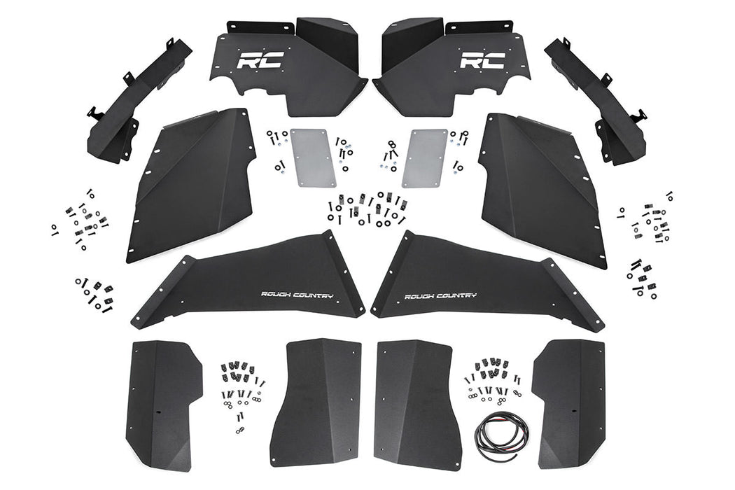Rough Country 10511 Jeep Front & Rear Inner Fenders Set 07-18 Wrangler JK Rough Country - Truck Part Superstore