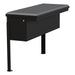 UWS TBSM-36-LP-MB Matte Black Aluminum 36in. Truck Side Tool Box; Low Profile (LTL Shipping Only) - Truck Part Superstore