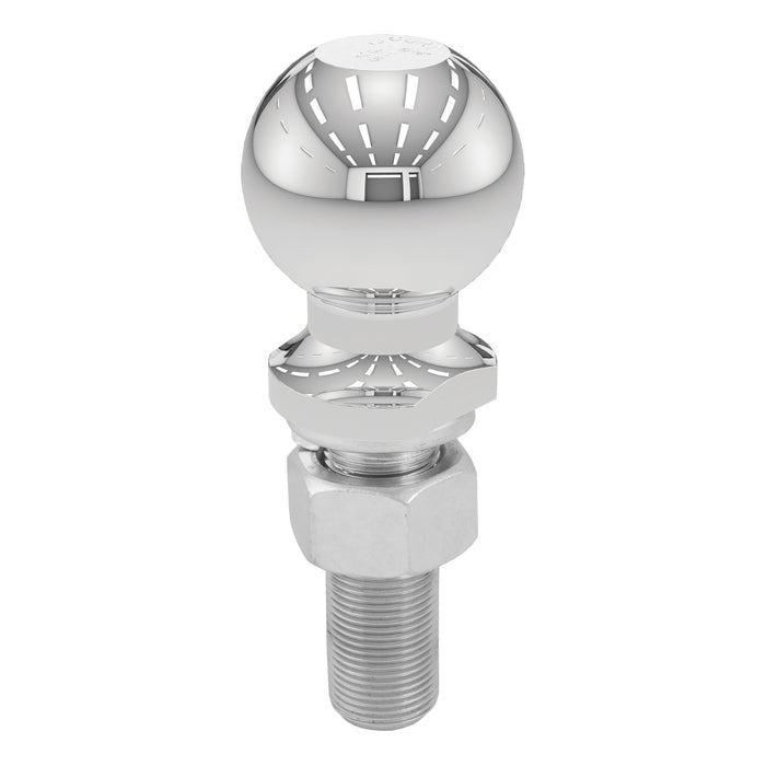 CURT 40075 2-5/16in. Trailer Ball (1in. x 3in. Shank; 6;000 lbs.; Chrome; Packaged) - Truck Part Superstore