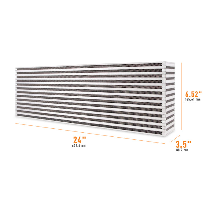 Mishimoto MMUIC-07 Universal Air-to-Air Race Intercooler Core 24-in x 6.52-in x 3.5-in - Truck Part Superstore