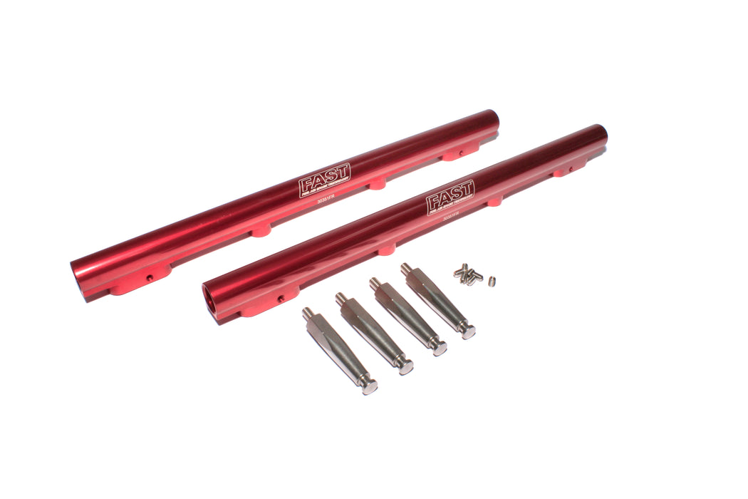 FAST 30351 Billet Fuel Rail Kit for EFI 4150 Flange SBF and Windsor manifolds. - Truck Part Superstore