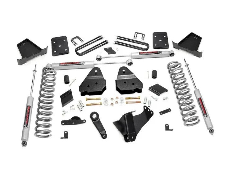Rough Country 534.2 4.5 Inch Suspension Lift Kit N2.0 15-16 F-250 4WD w/o Overloads Rough Country - Truck Part Superstore