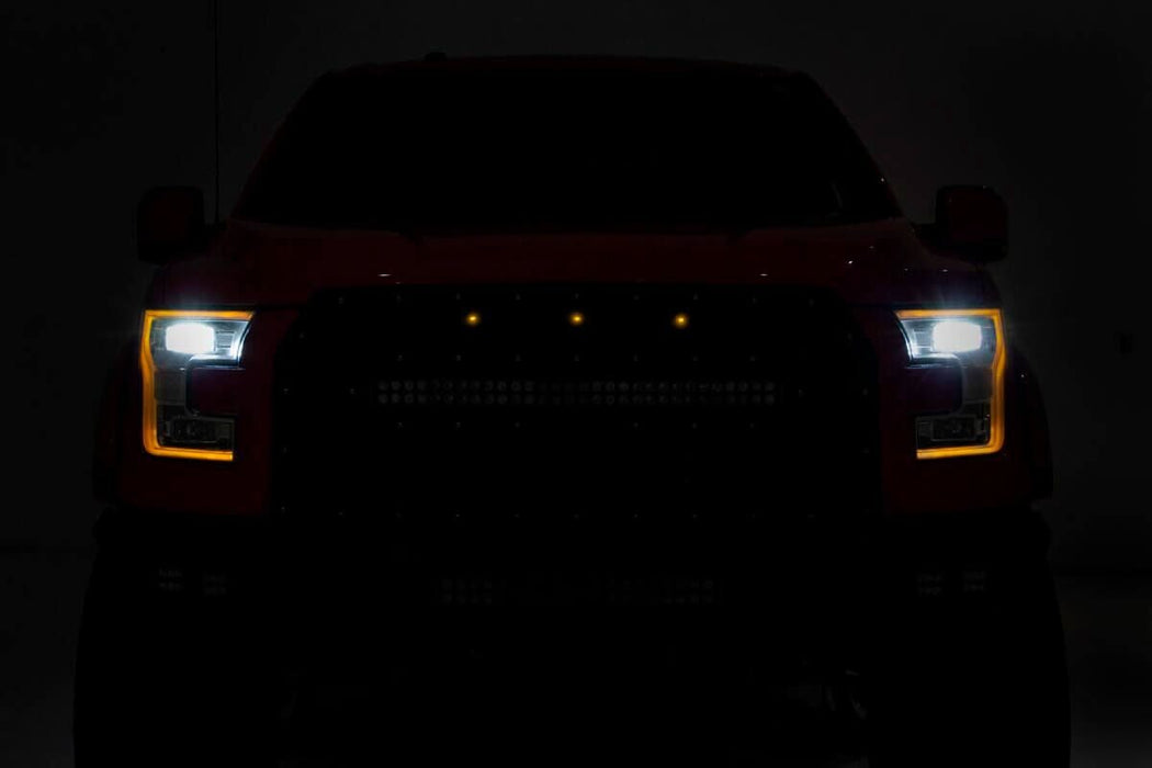 Rough Country 70200 Marker Kit for Mesh Grilles 15-17 Ford F-150 LED Rough Country - Truck Part Superstore