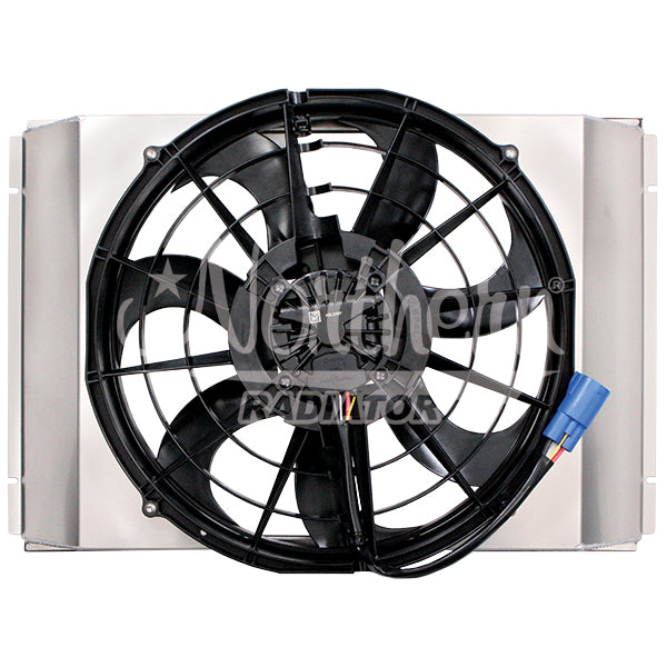 Northern Radiator Z40140 Single 16 Inch Brushless Fan/Shroud Combo - Truck Part Superstore
