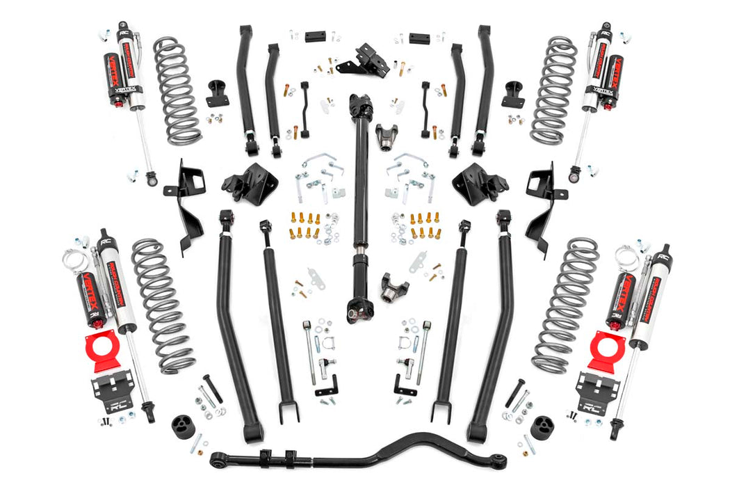 Rough Country 61950 4 Inch Long Arm Suspension Lift Kit w/Vertex Shocks 18-20 Wrangler JL 4 Door Rough Country - Truck Part Superstore