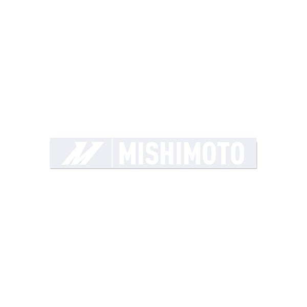 Mishimoto MMPROMO-STK-SSM Small Silver Mishimoto Decal, 1.5 x 10 - Truck Part Superstore