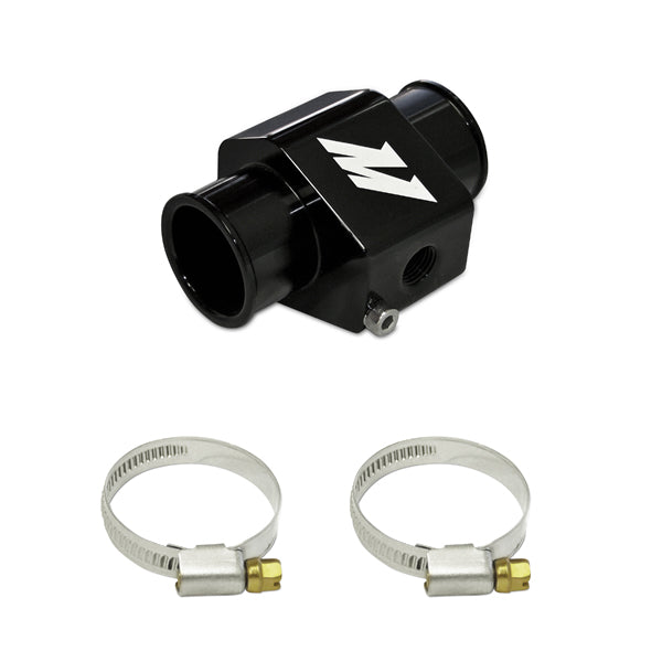 Mishimoto MMWHS-28-BK Water Temperature Sensor Adapter - 28mm - Black - Truck Part Superstore