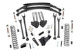 Rough Country 58270 6 Inch Ford 4-Link Suspension Lift System w/V2 Shocks 05-07 F-250/350 4WD Diesel Rough Country - Truck Part Superstore