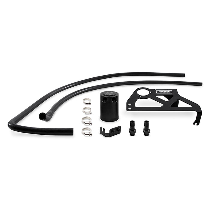 Mishimoto MMBCC-WR6-12PBE2 Baffled Oil Catch Can, fits Jeep Wrangler JK 2012-2018 - Truck Part Superstore