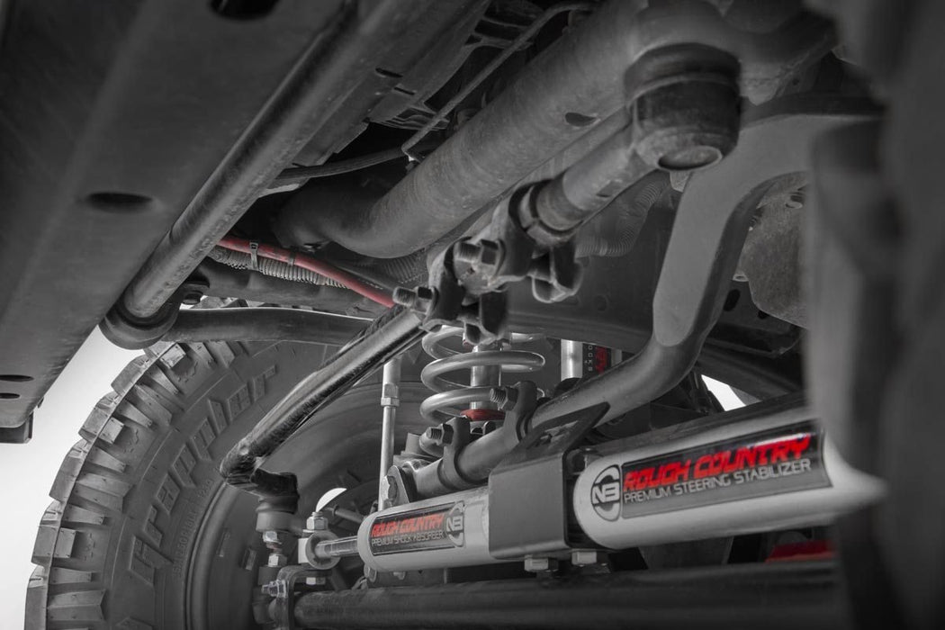 Rough Country 10601 Jeep High Steer Drag Link & Track Bar Bracket Kit 07-18 Wrangler JK Rough Country - Truck Part Superstore