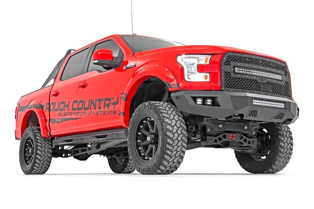 Rough Country 10770 Ford Heavy-Duty Front LED Bumper 15-17 F-150 Rough Country - Truck Part Superstore