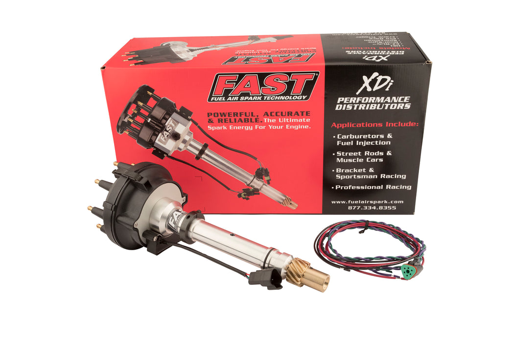 FAST 1000-1510B XDi Sportsman Large Cap Distributor for Small and Big Block Chevrolet - Truck Part Superstore