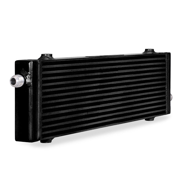 Mishimoto MMOC-SP-LBK Universal Cross Flow Bar and Plate Oil Cooler, Large - Truck Part Superstore