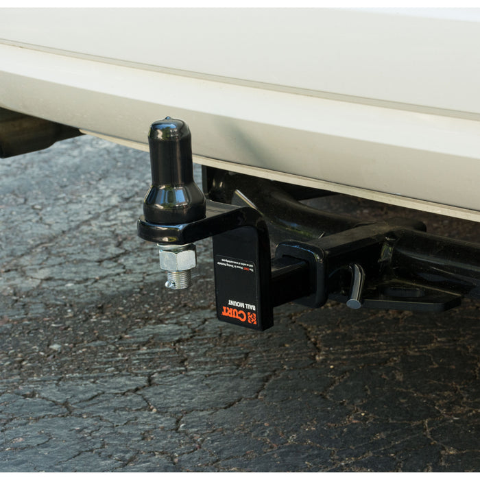 CURT 41352 Switch Ball Cover (Fits 1in. Neck; 3/4in. Threaded Shank; Black Rubber; Packaged - Truck Part Superstore