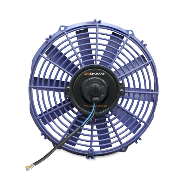Mishimoto MMFAN-12BL Mishimoto Slim Electric 12in Fan, Blue - Truck Part Superstore
