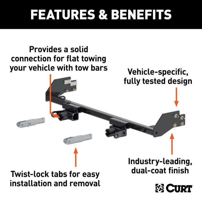 CURT 70115 Custom Tow Bar Base Plate; Select Honda CR-V - Truck Part Superstore