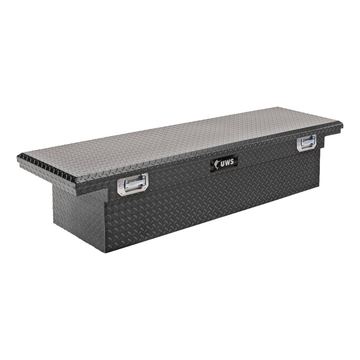 UWS EC10503 Matte Black Aluminum 69in. Crossover Box with Pull Handles (Heavy Packaging) - Truck Part Superstore