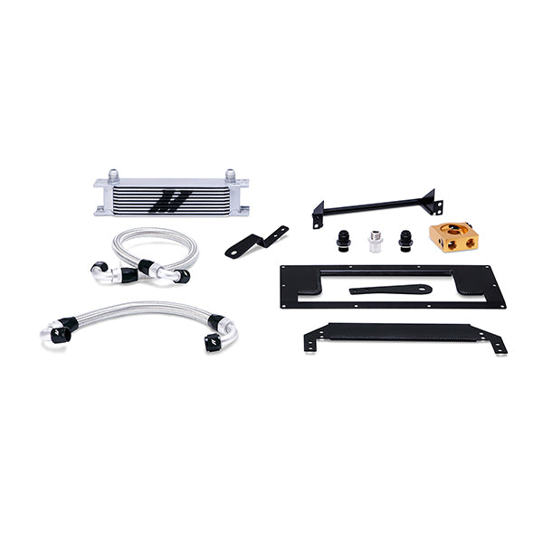 Mishimoto MMOC-MIA-99T Mazda Miata Thermostatic Oil Cooler Kit, 1999-2005, Silver - Truck Part Superstore