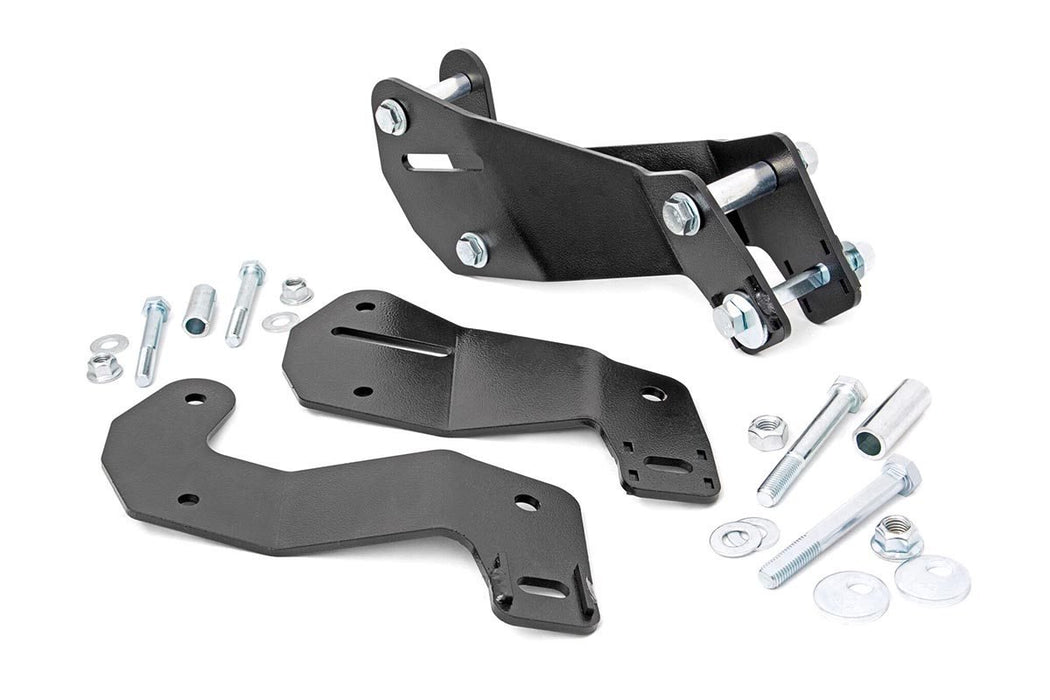 Rough Country 110600 Jeep Front Control Arm Relocation Kit 07-18 JK Wrangler Rough Country - Truck Part Superstore