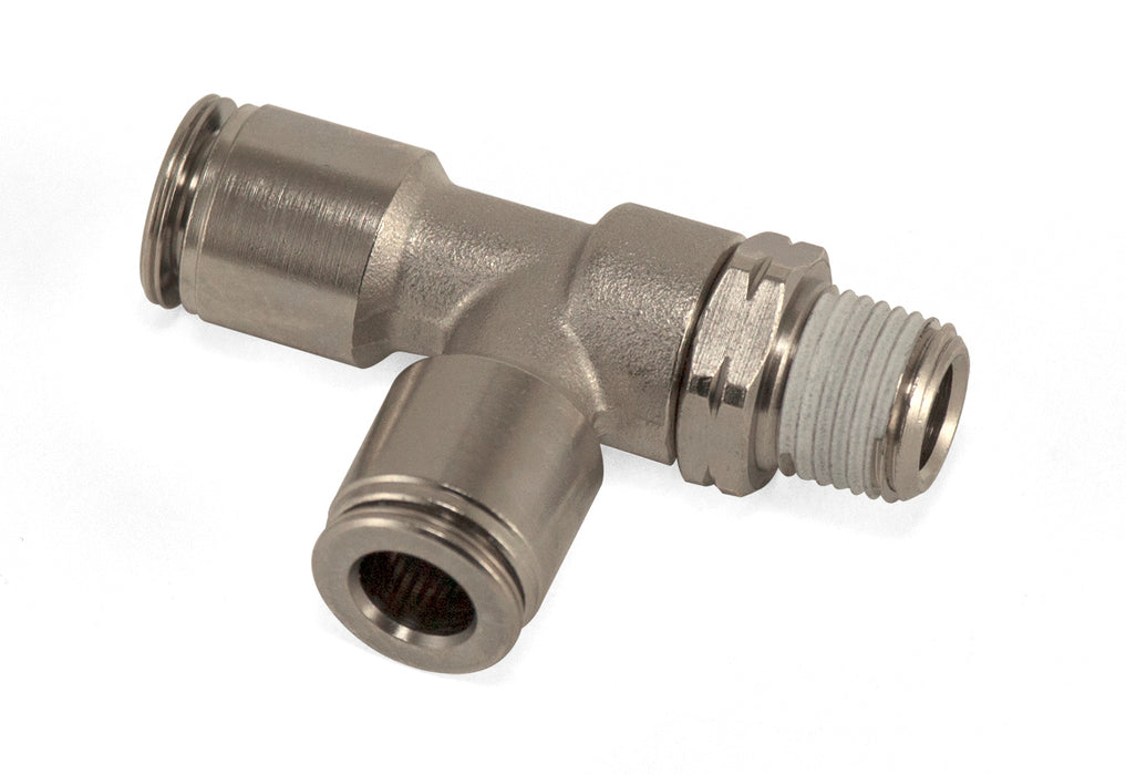 Air Lift 21841 Fitting Tee; Run; 1/8in. MNPT x 1/4in. PTC - Truck Part Superstore