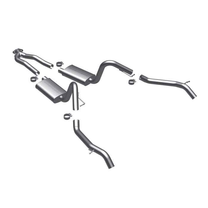 MagnaFlow Exhaust Products 16828 Street Series Stainless Cat-Back System - Truck Part Superstore