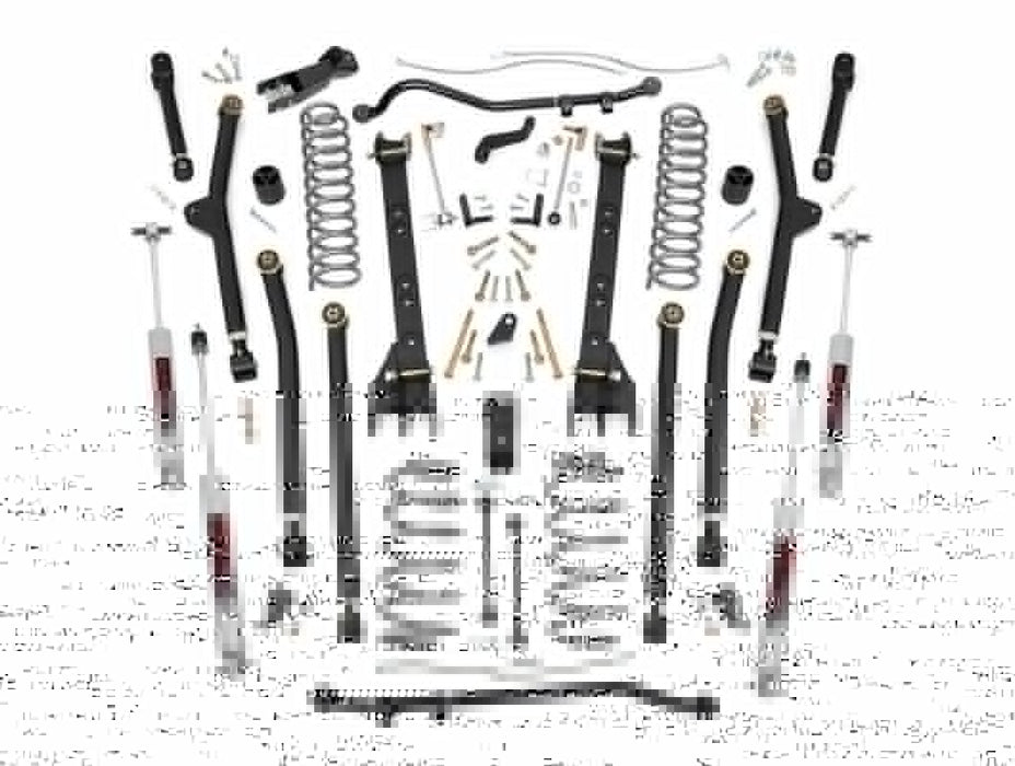 Rough Country 66330 4 Inch Jeep Long Arm Suspension Lift Kit 97-06 Wrangler TJ Rough Country - Truck Part Superstore