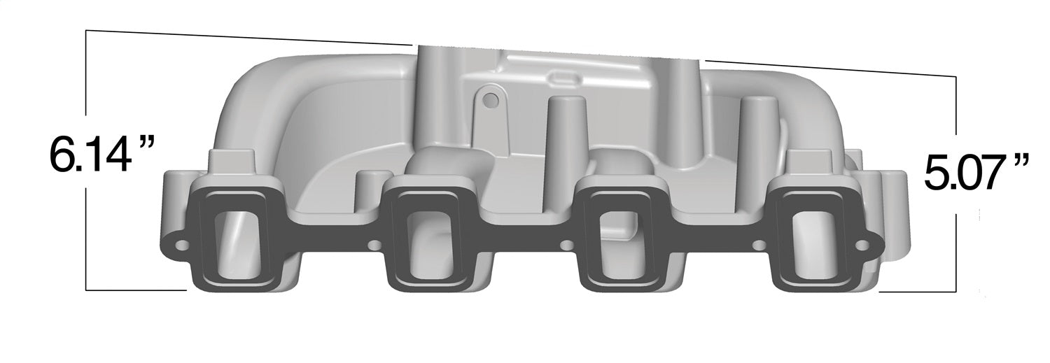 Holley 300-129 LS Dual Plane Mid-Rise Intake - Truck Part Superstore