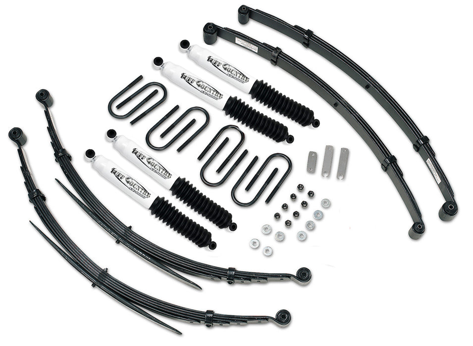 Tuff Country 13713KN 3.5 Inch Lift Kit 73-87 Chevy Truck/GMC Truck/Suburban/Blazer/Jimmy 1/2 Ton 4WD Heavy Duty w/ SX8000 Shocks Fits Models w/52 Inch long Rear Springs Tuff Country - Truck Part Superstore