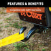 CURT 83066 CURT 83066 30-Foot Yellow Nylon Recovery Tow Strap; 18;000 lbs Break Strength - Truck Part Superstore