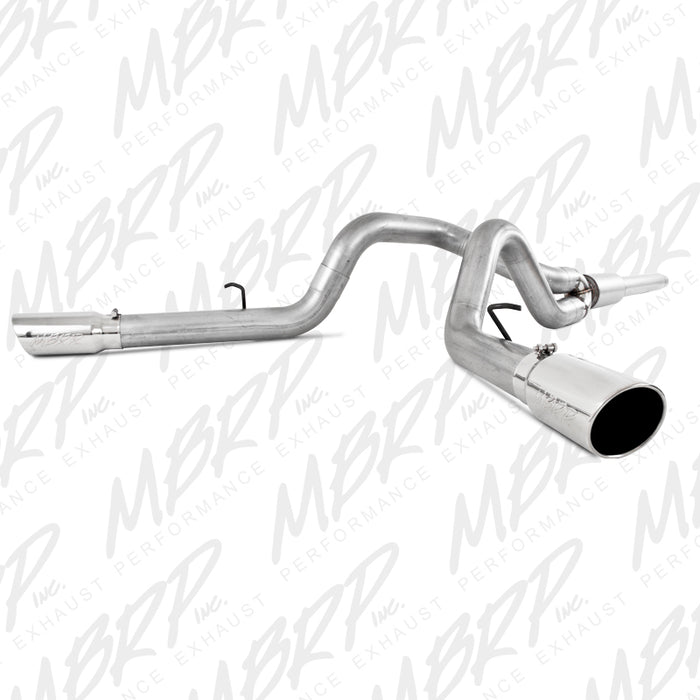 MBRP S5208AL Cat Back Exhaust System 4 Inch Dual Split Side Aluminized Steel For 99-04 Ford F-250/350 V-10 MBRP - Truck Part Superstore