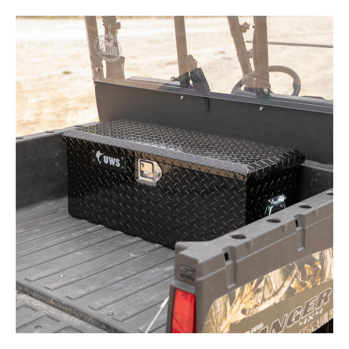 UWS ATV-BLK Gloss Black Aluminum ATV Tool Box (LTL Shipping Only) - Truck Part Superstore