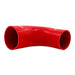 Mishimoto MMCP-R90-3040RD Mishimoto 90-Degree Silicone Transition Coupler, 3.00-in to 4.00-in, Red - Truck Part Superstore