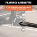 CURT 48510 CURT 48510 Black Steel Pintle Hitch Lunette Ring 3-Inch ID; 22;000 lbs - Truck Part Superstore