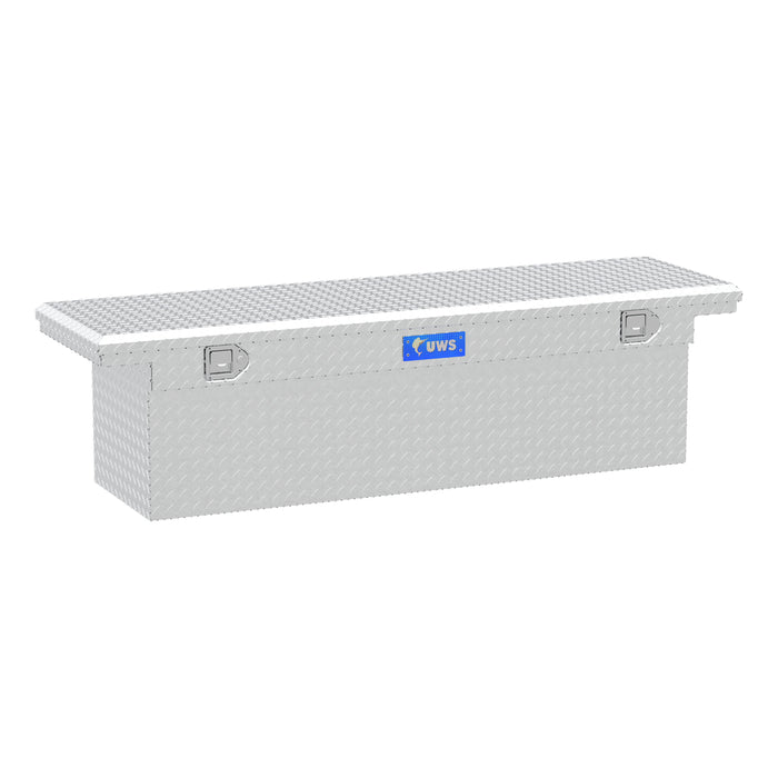 UWS TBSD-69-LP Bright Aluminum 69in. Deep Truck Tool Box with Low Profile (LTL Shipping Only) - Truck Part Superstore