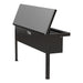 UWS TBSM-48-LP-BLK Gloss Black Aluminum 48in. Truck Side Tool Box; Low Profile (LTL Shipping Only) - Truck Part Superstore