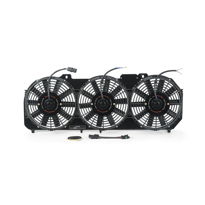 Mishimoto MMFS-XJ-89BK Performance Aluminum Fan Shroud, fits Jeep Cherokee XJ 4.0L 1989-2001, Black - Truck Part Superstore