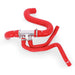 Mishimoto MMHOSE-MUS8-15LRD Silicone Lower Radiator Hose, fits Ford Mustang GT 2015+ - Truck Part Superstore