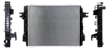Northern Radiator CR13490 Plastic Tank Radiator - 26 5/8 X 21 7/8 X 1 5/8 Core For Diesel Applications - Truck Part Superstore